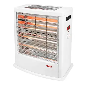 بخاری برقی فن دار برفاب مدل QH-2800 دارای تایمر، سیستم قطع خودکار