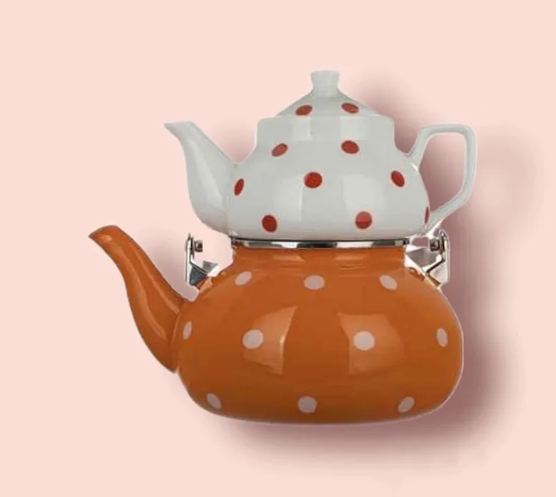 کتری قوری لعابی رسا توپی gallery3