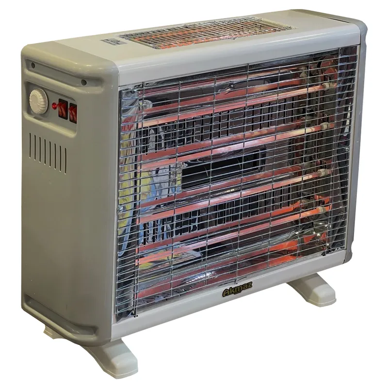 بخاری برقی آکماز مدل 6 شعله فن سانتیوفیوژی فلزی gallery0