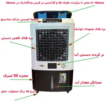 کولر آبی 3600 آکماز مدل جایخی دار لوتوس gallery4