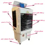 کولر آبی 3000 آکماز مدل ربکا جایخی دار کنترل دار thumb 6